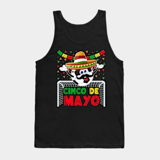 Cinco de Mayo Soccer Mexican Party for Kids Tank Top